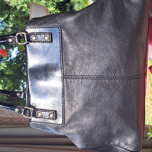 Kate Spade Black Leather Shoulder Bag Excellent Conditi - Picture 4 of 11